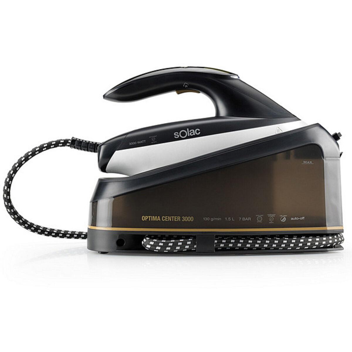 Ferro da Stiro con Caldaia Solac CPB6100 Nero 1,5 L 3000 W 130 gr/min