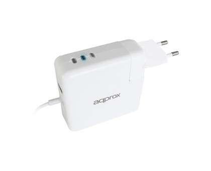 Ricarica automatica adatta per Apple Type L 45W/65W/85W - USB 5V 2.1A