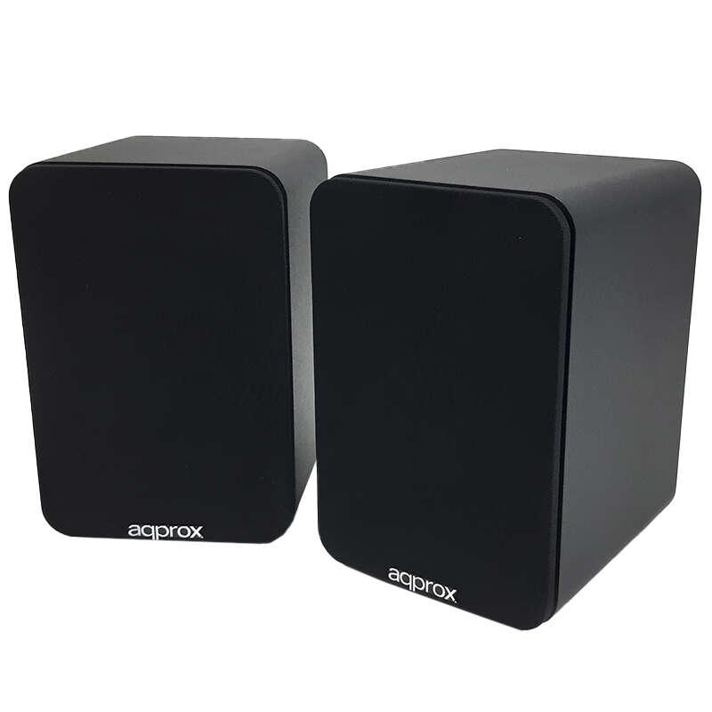 Altoparlanti amplificati da circa 60 W RMS Bluetooth 5.0 - Custodia in legno - RCA ottico coassiale USB - Include staffa da par