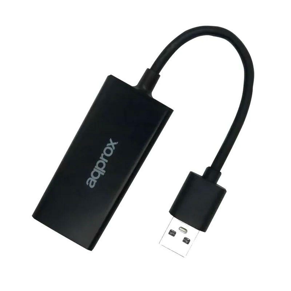 Adattatore di circa USB 3.0 a RJ -45 - Trasferimento fino a 1000 Mbps - cavo da 19 cm