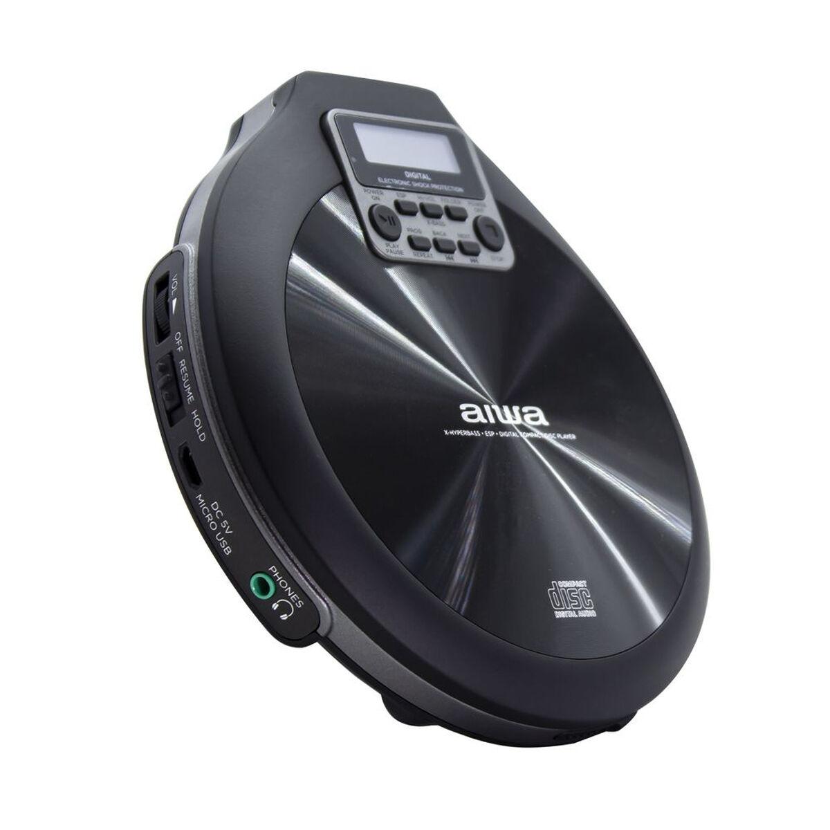 Riproduttore CD/MP3 Aiwa Portatile Nero