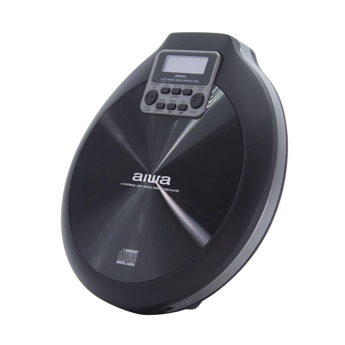 Riproduttore CD/MP3 Aiwa Portatile Nero