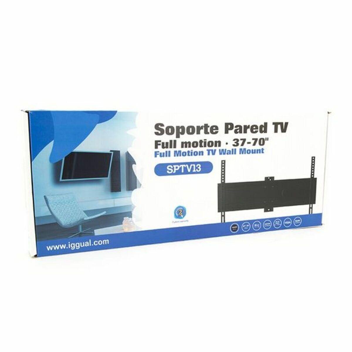 iggual SPTV13 Porta TV 37-70" 50kg da parete Completo