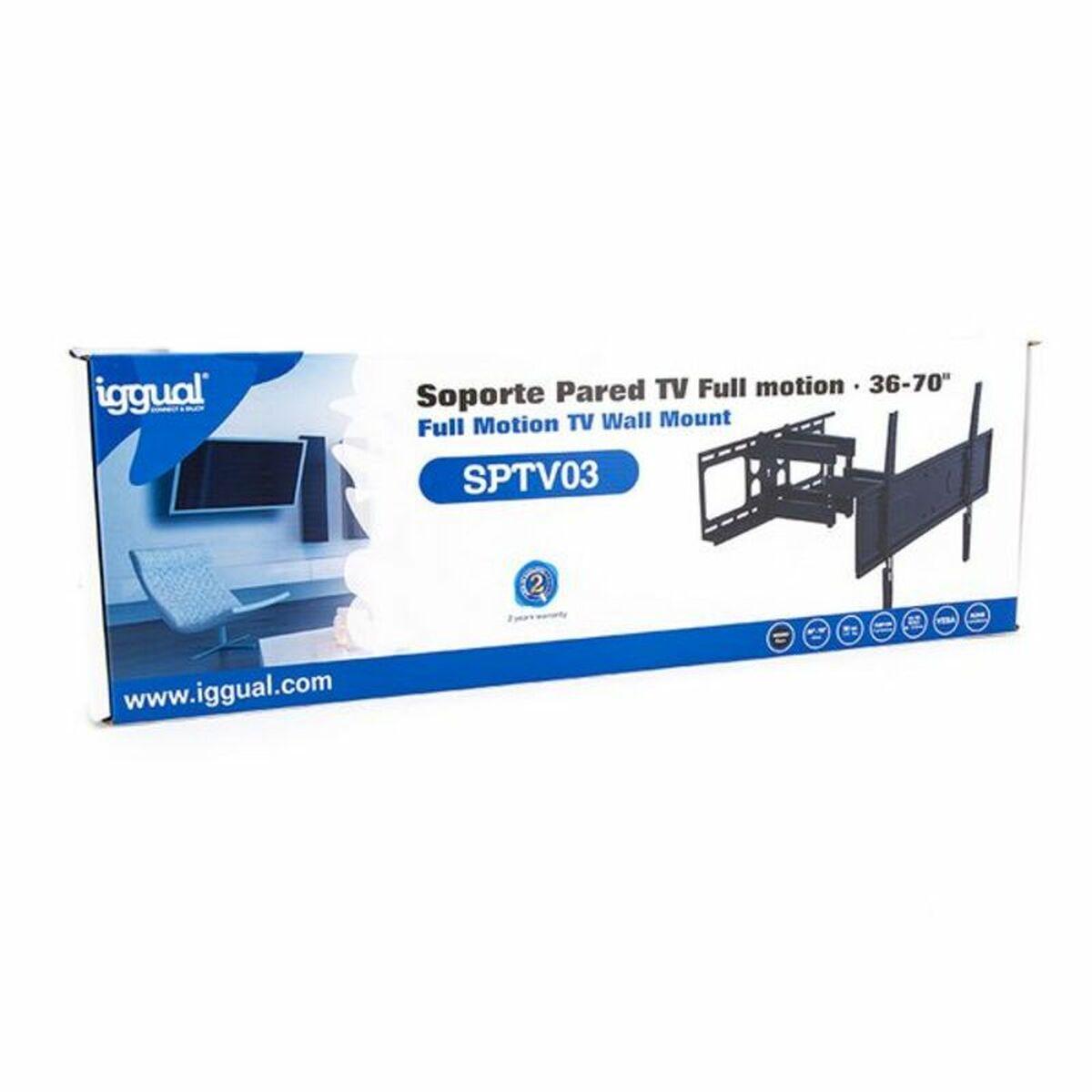 iggual SPTV03 Porta TV 32-70" 45Kg da parete Completo