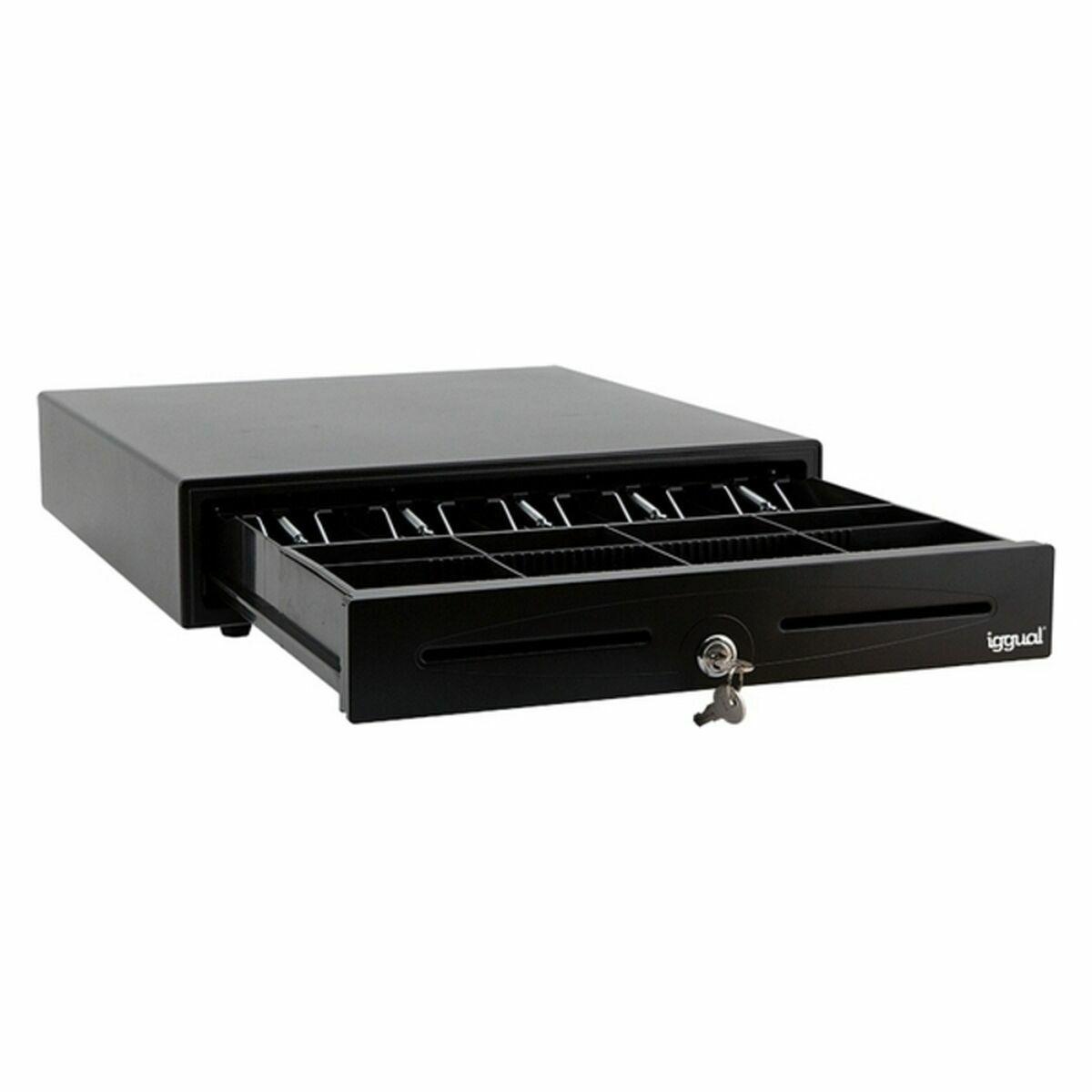Cassetto contanti iggual IRON-50 42 cm 5+8 nero