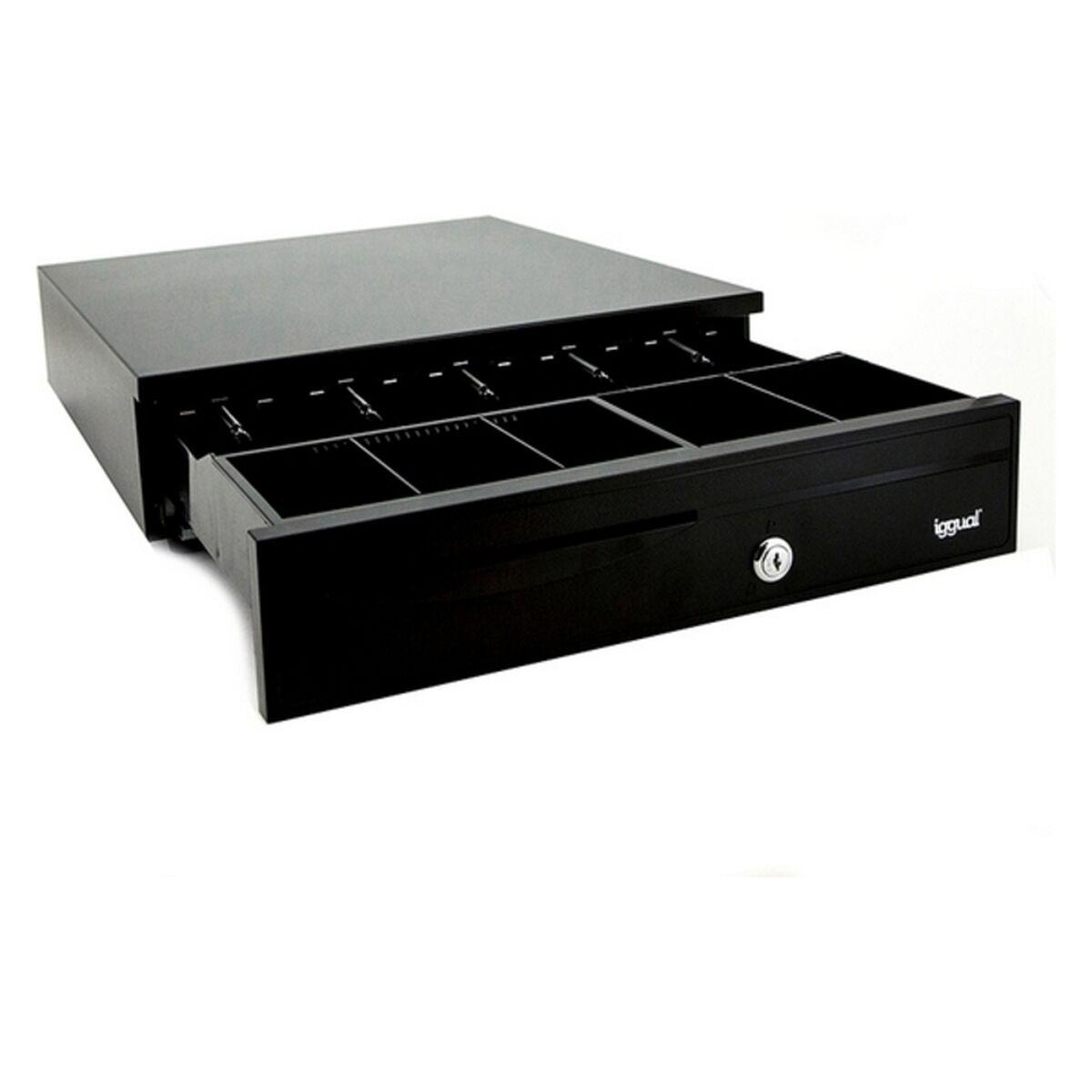 Cassetto contanti iggual IRON-30 42 cm 5+5 nero