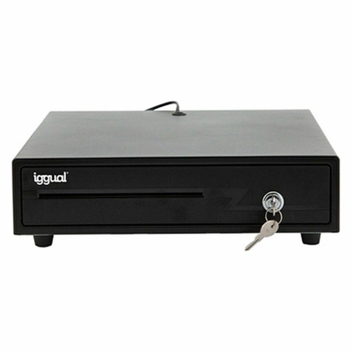 Cassetto contanti iggual IRON-10 38 cm 4+6 nero