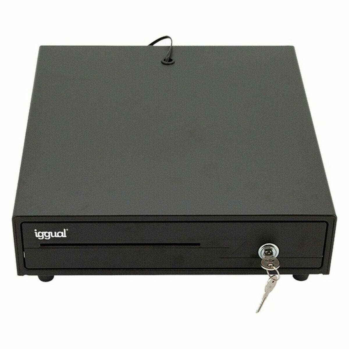 Cassetto contanti iggual IRON-10 38 cm 4+6 nero