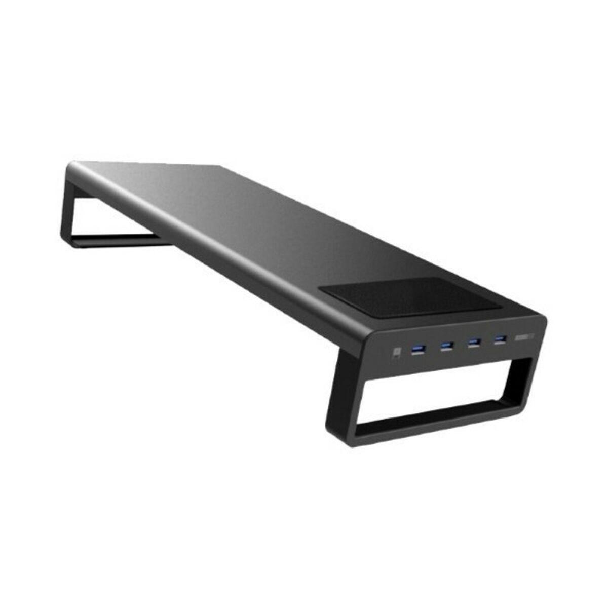 supporto montante monitor uguale + HUBx4p + ricarica Qi