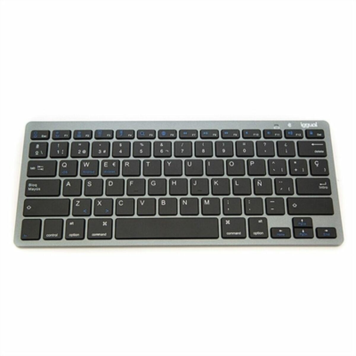 Tastiera Bluetooth iggual Slim TKL-BT nera
