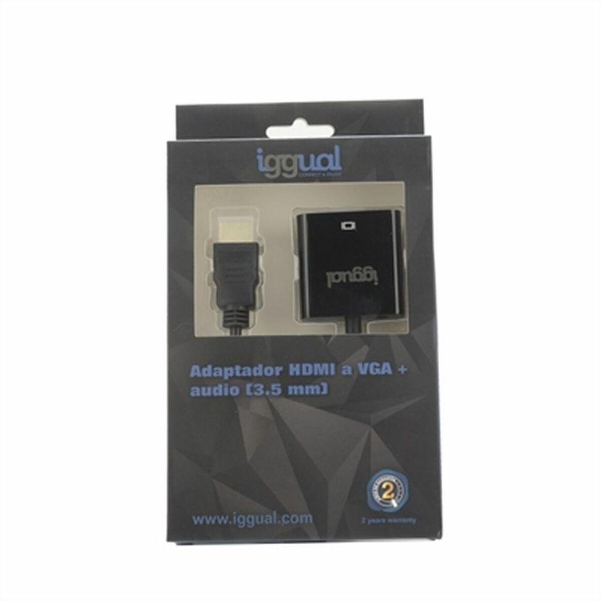 uguale adattatore HDMI a VGA + audio (3,5 mm)