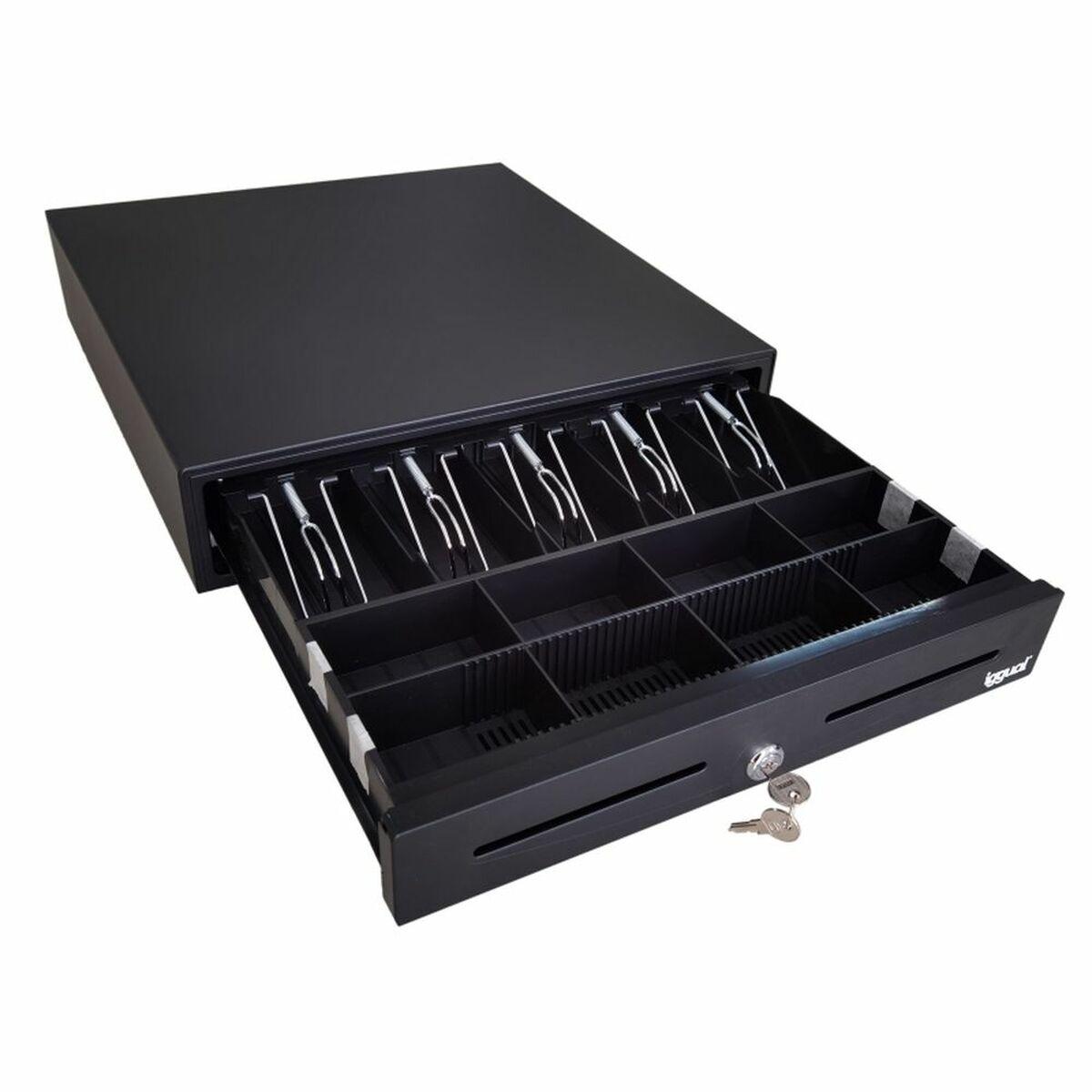 Cassetto contanti iggual IRON-70 44,5 cm 5+8 nero