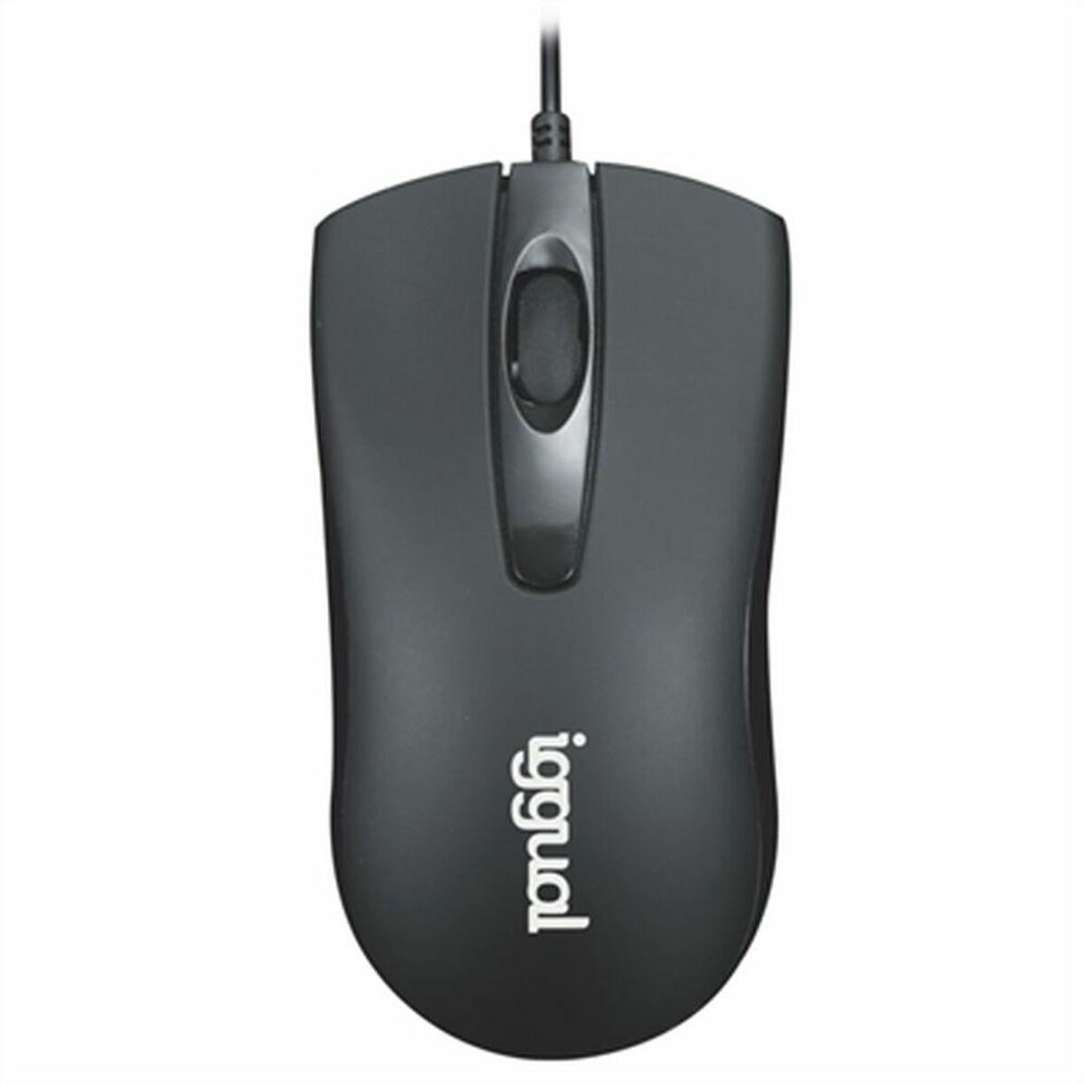 uguale COM-BUSINESS-1200DPI mouse ottico nero