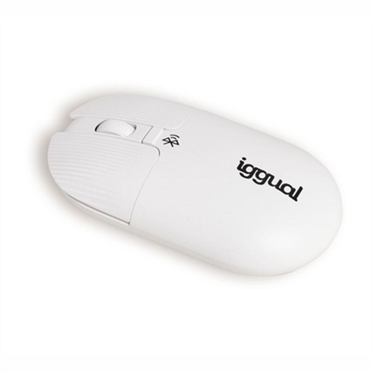 Mouse Bluetooth iggual YANG-1600DPI bianco
