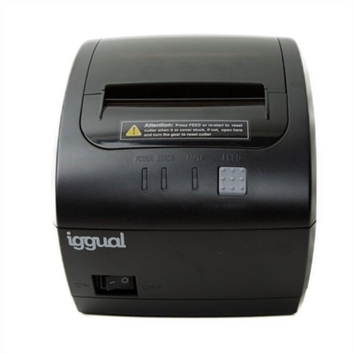 Stampante termica iggual TP7001 USB+RJ45 nera