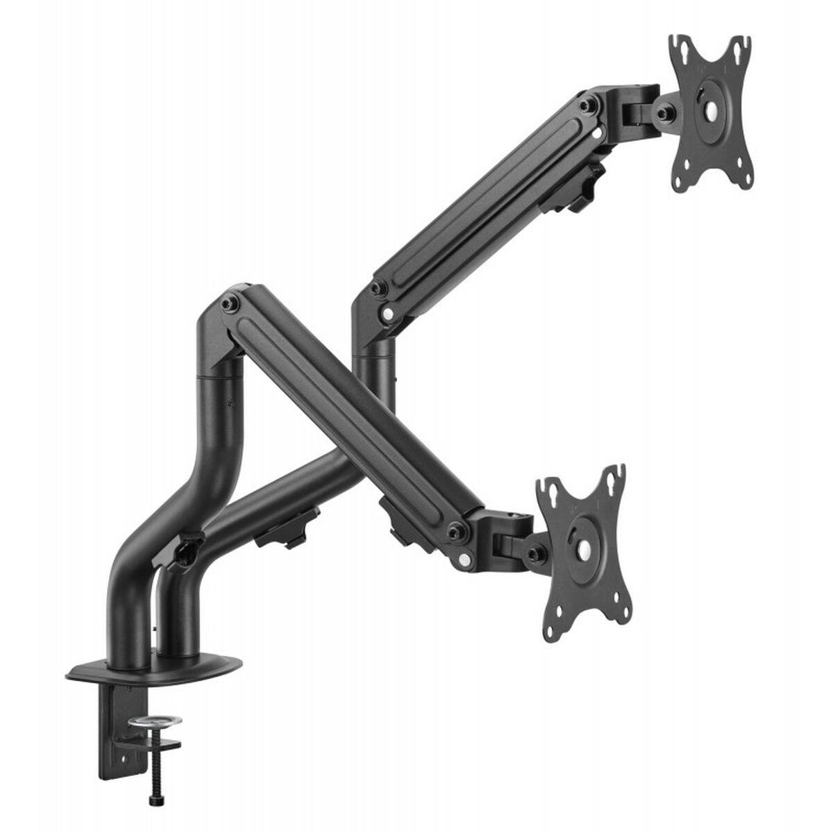 iggual SPMP02 Supporto a morsetto per 2 monitor 17"-32"pro