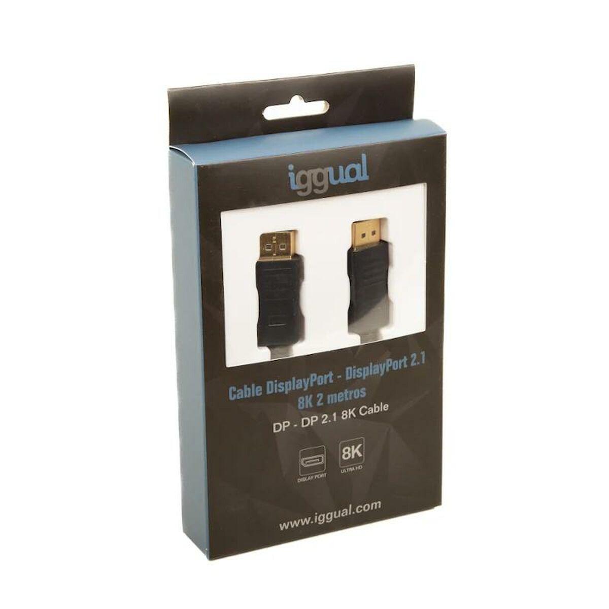 stesso cavo DisplayPort (M) 2.1 8K 2 metri nero