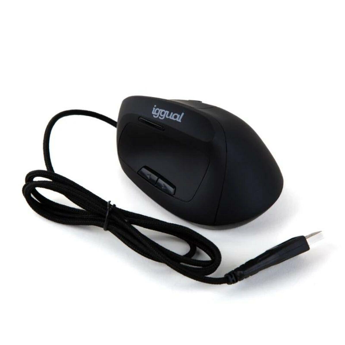 Mouse ergonomico verticale USB iggual ERGO-V