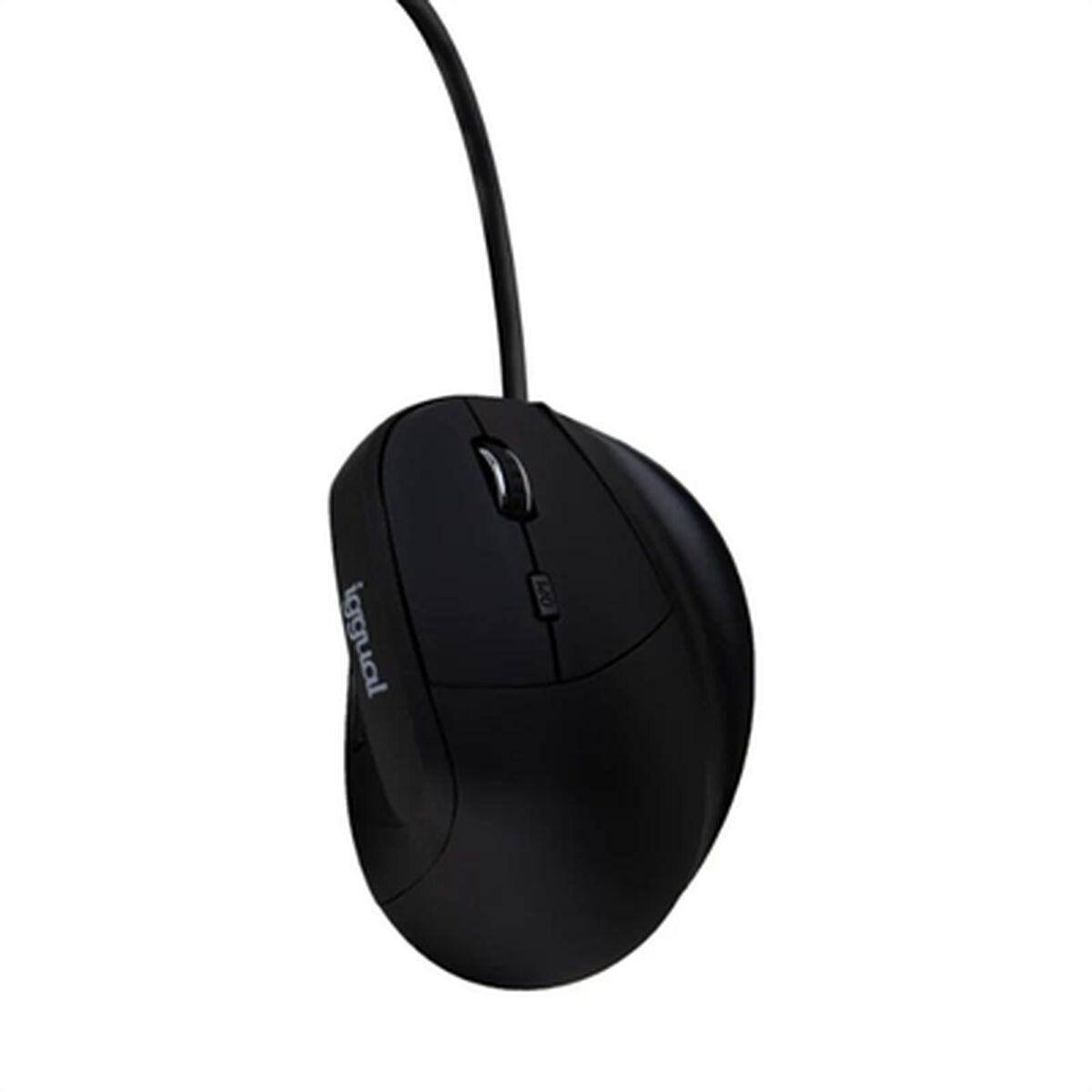 Mouse ergonomico verticale USB iggual ERGO-V