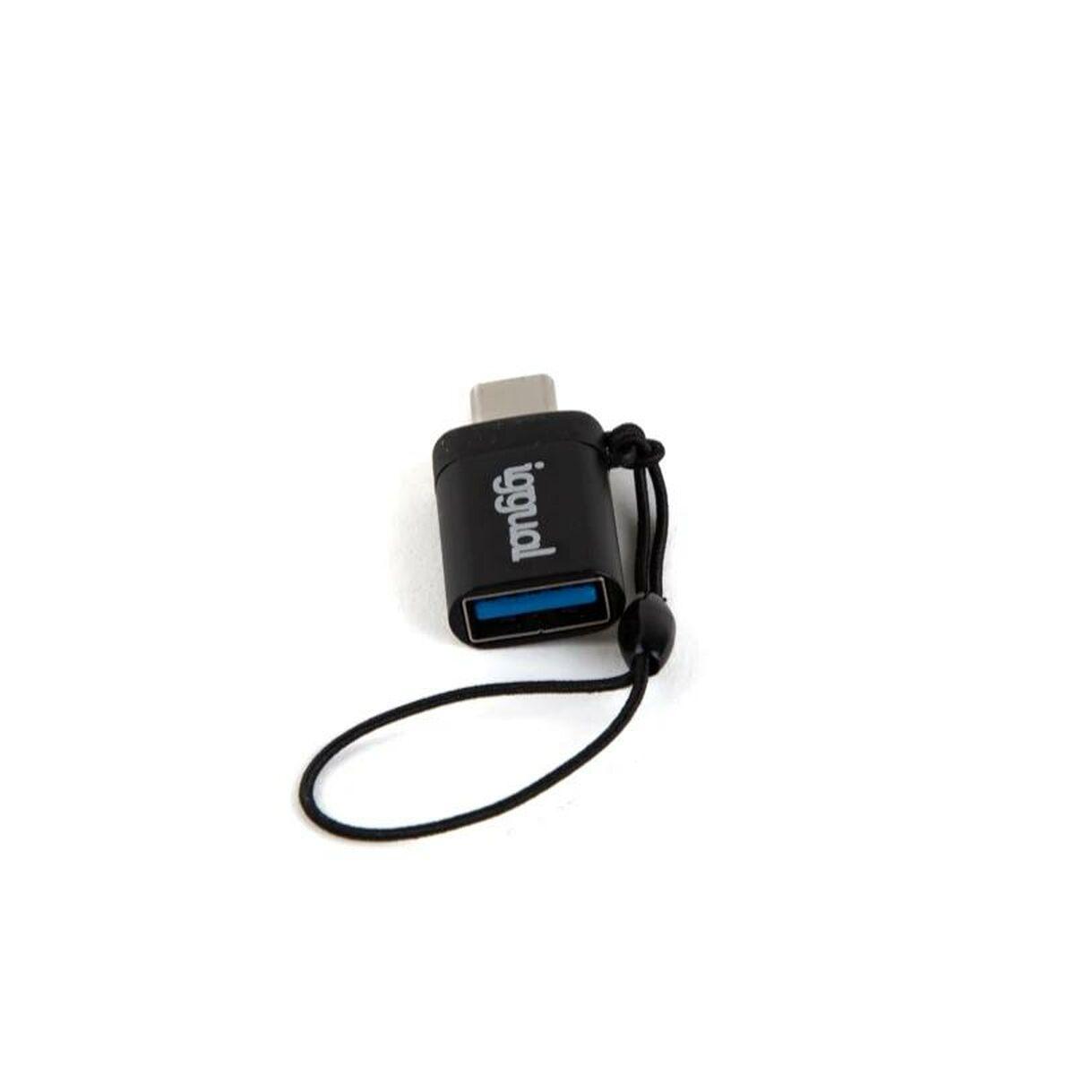 Adattatore USB OTG iggual da tipo C a USB-A 3.1 nero