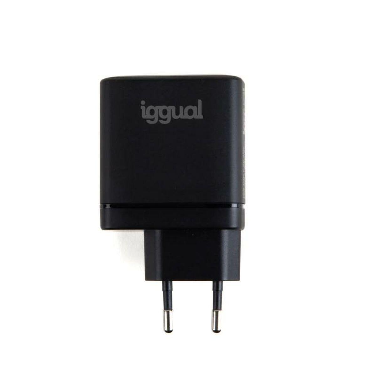 Caricabatterie rapido iggual USB PD tipo C 45W GaN