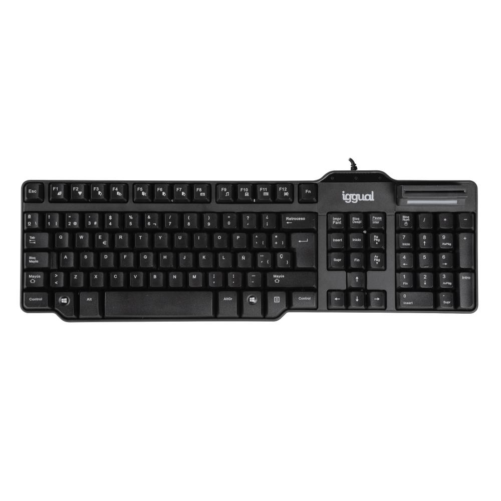 iggual IGG319000 tastiera USB QWERTY Nero