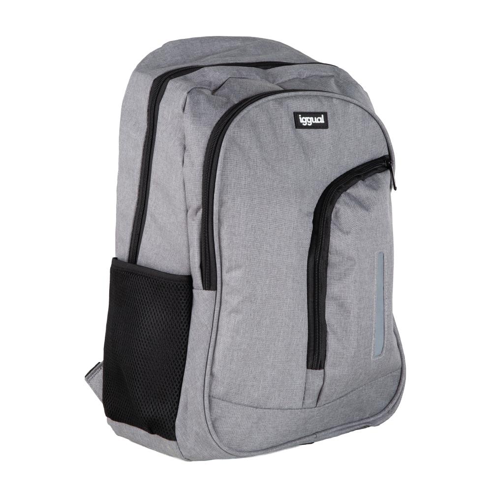 iggual IGG319147 borsa per laptop 39,6 cm (15.6") Zaino Grigio