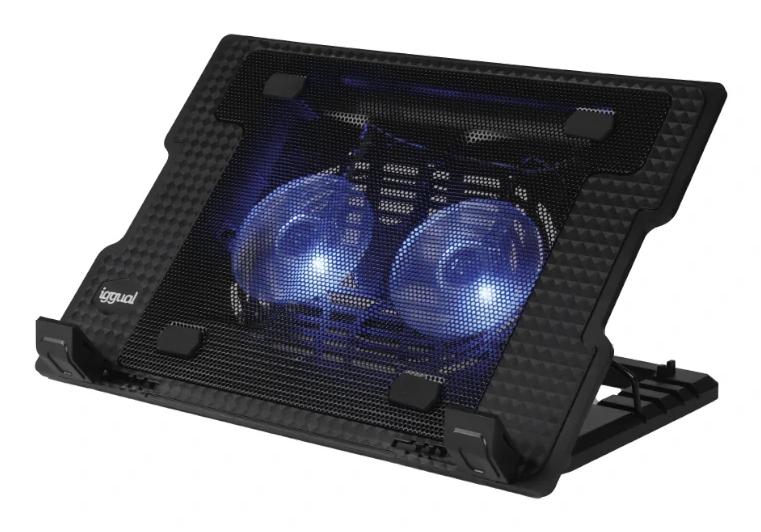 iggual RP2V17A Supporto per computer portatile Nero 432 cm (17")