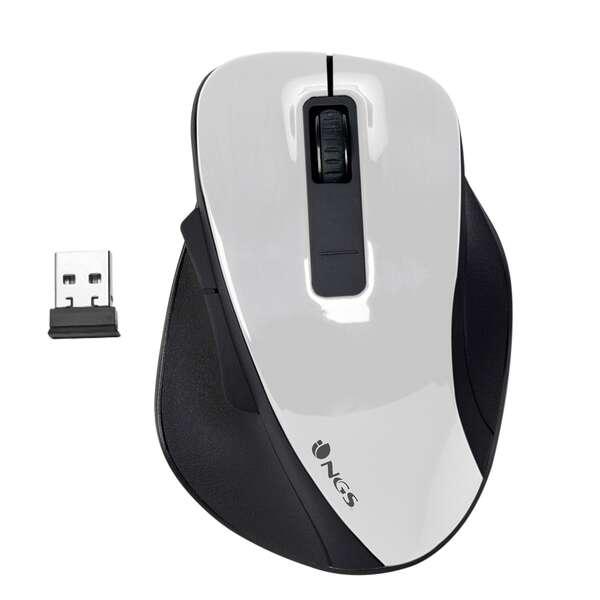 NGS Bow mouse Mano destra RF Wireless Ottico 1600 DPI