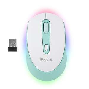 NGS SMOG MINT-RB mouse Ambidestro RF senza fili Bluetooth Ottico 2400 DPI