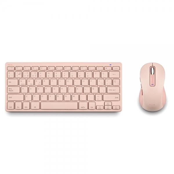 NGS Fantasy Pack - Tastiera compatta silenziosa Mouse silenzioso 1600dpi 5 pulsanti Specifiche Tastiera -Ricaricabile -Multimo