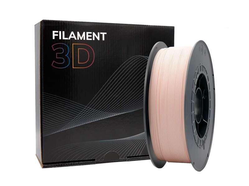 PLA 3D - diametro 175 mm - bobina da 1 kg - colore rosa pastello