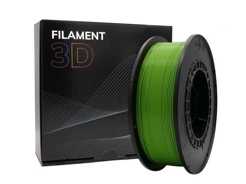 Filamento PLA 3D - Diametro 175 mm - Bobina da 1 kg - Colore verde mela
