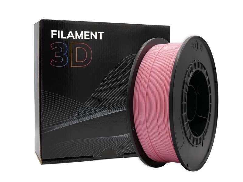 Filamento PLA 3D - Diametro 175 mm - Bobina da 1 kg - Colore rosa crema