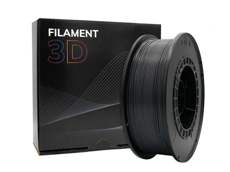 Filamento PLA 3D - Diametro 175 mm - Bobina da 1 kg - Colore grafite