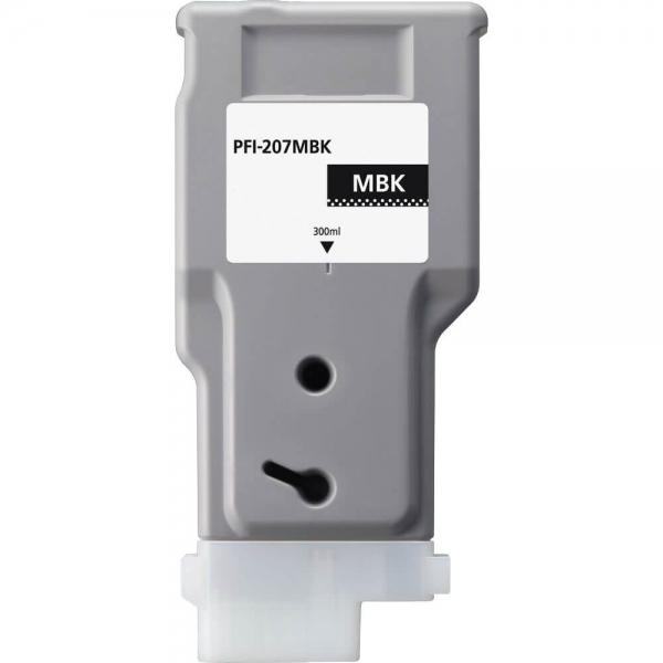 Cartuccia d'inchiostro pigmentato generica Canon PFI207 (PFI207MBK/8788B001) di alta qualitÃ . Adatto per l'uso nelle seguen