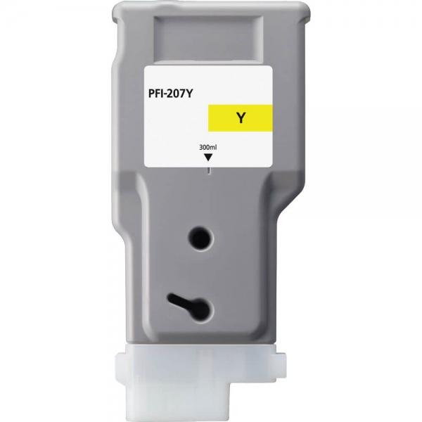 Cartuccia d'inchiostro generica Canon PFI207 (PFI207Y/8792B001) di alta qualitÃ . Adatto per l'uso nelle seguenti stampanti: