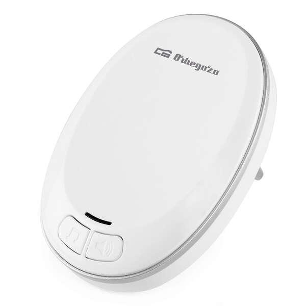 Campanello wireless intelligente Orbegozo DOB 3000 - Installazione semplice senza attrezzi - 36 melodie e 4 livelli di volume -