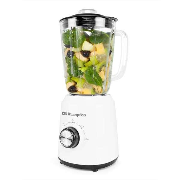 ORBOZO BV 5040 Blender di nave potente e sicuro - 500 W di potenza - vetro da 1,5 litri - lama in acciaio inossidabile - 2 velo