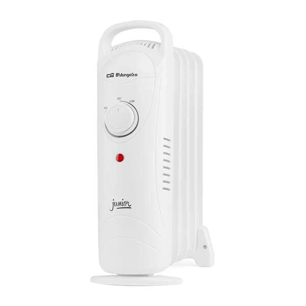 Radiatore a olio Junior compatto Orbegozo RO 720 - Potenza 700 W - Termostato regolabile - Protezione contro il surriscaldament