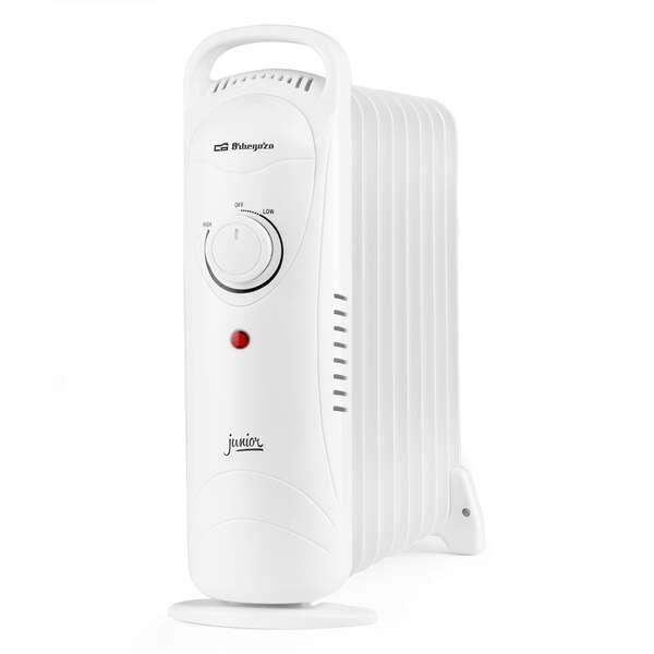 Radiatore a olio Junior compatto Orbegozo RO 1220 - Potenza 1200 W - Termostato regolabile - Protezione contro il surriscaldame