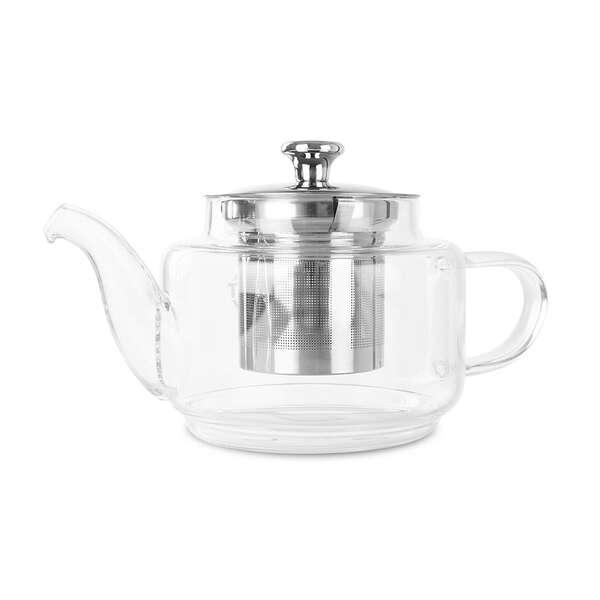 Teiera in vetro borosilicato Orbegozo TTC 700 - Resistente al calore - Filtro e coperchio in acciaio inossidabile - Capacit 70