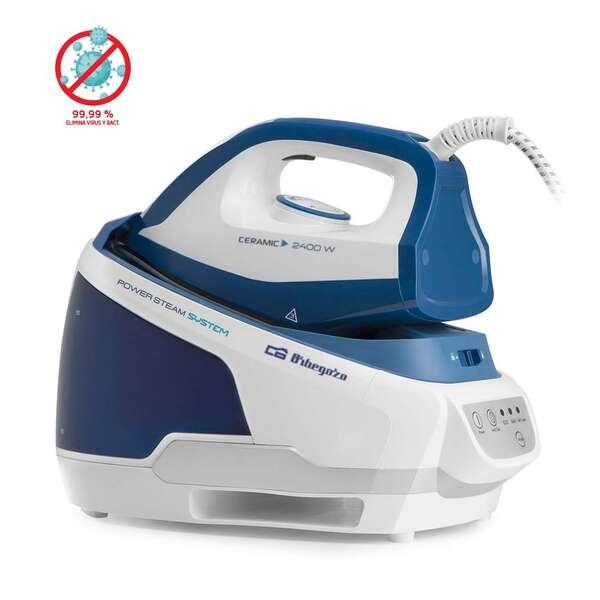 Centro da Stiro Professionale Orbegozo VP 8600 - Potenza 2400 W - Serbatoio 2 L - Suola in Ceramica - Colpo di Vapore 150 G/Min