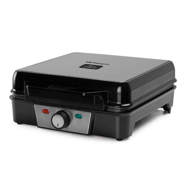 Macchina per waffle professionale Orbegozo WL 2200 - Potente e versatile per 4 waffle alla volta - Rivestimento antiaderente -
