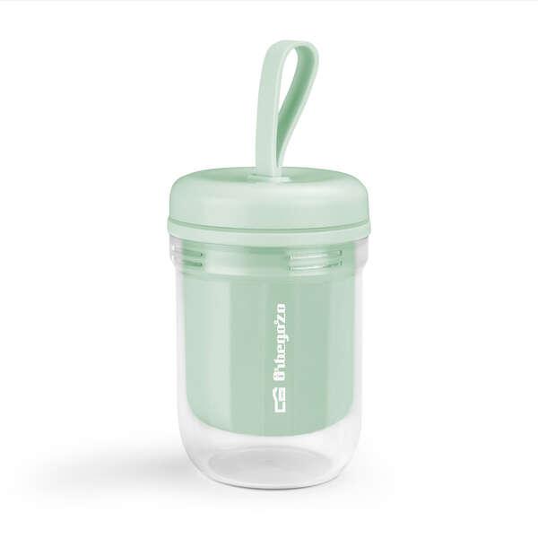 Orbegozo Mini Frullatore Portatile BV 2500 - Orbegozo Frulla e Frulla Ovunque - Lame in Acciaio Inossidabile - Sistema di Sicur