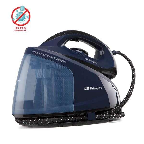 Centro da Stiro Professionale Orbegozo VP 8550 Potenza 2400 W - Serbatoio XL da 1,2 L - Suola in Teflon Antiscivolo - Vapore Co