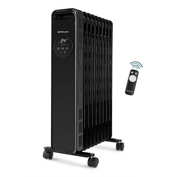 Radiatore olio digitale Orbegozo RAD 2010 - Potente ed efficiente - Touch screen LED - Controllo remoto - Protezione antiribalt