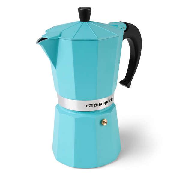 Caffettiera in Alluminio Orbegozo KFV 1245 - Prepara 12 Tazze di Caffè in Pochi Minuti - Compatibile con Diversi Tipi di Cucin