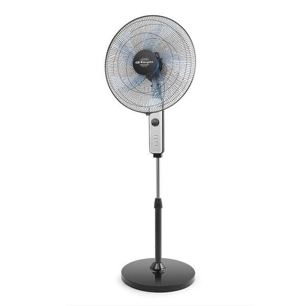 Ventilatore da Terra Orbegozo SF 1046 - Timer fino a 1 Ora - Altezza Regolabile fino a 150 cm - Potenza 80 W - 5 Pale e 3 Veloc