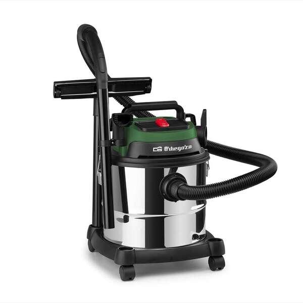Orbegozo APS 1400 Aspirapolvere potente ed efficiente - Potenza 1380 W - Doppio filtro Hepa - Serbatoio in metallo da 20 litri